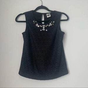 Disney Minnie rocks the dots sleeveless blouse size S